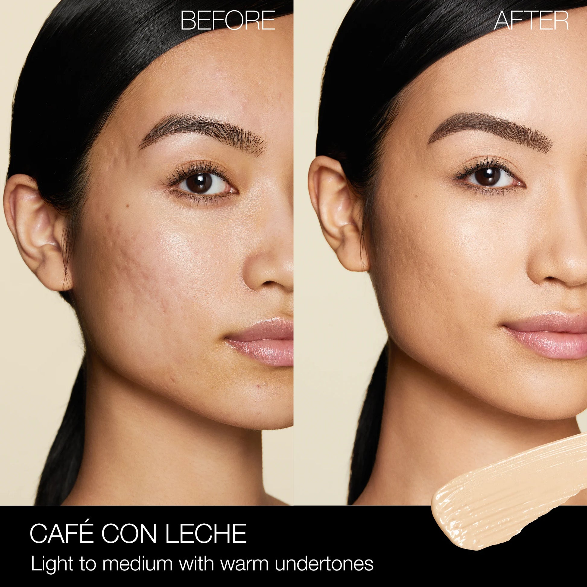 NARS Mini Radiant Creamy Concealer – Café con Leche (L2.6) shade detail