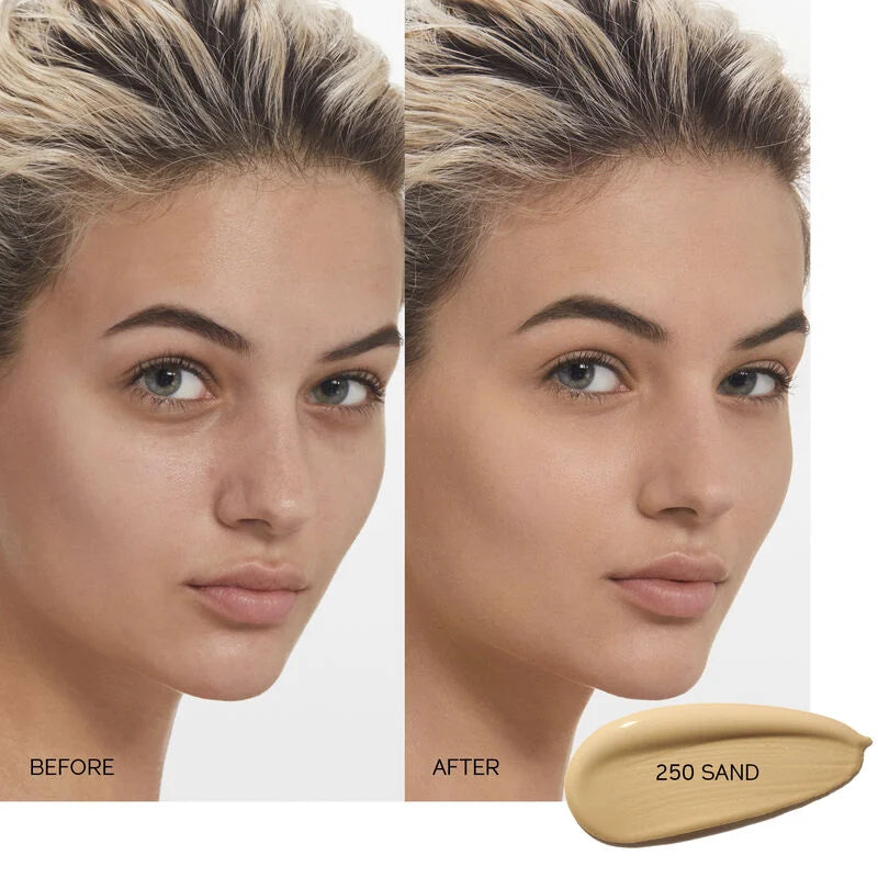 Shiseido Synchro Skin Radiant Lifting Liquid Foundation – 250 Sand SPF 30