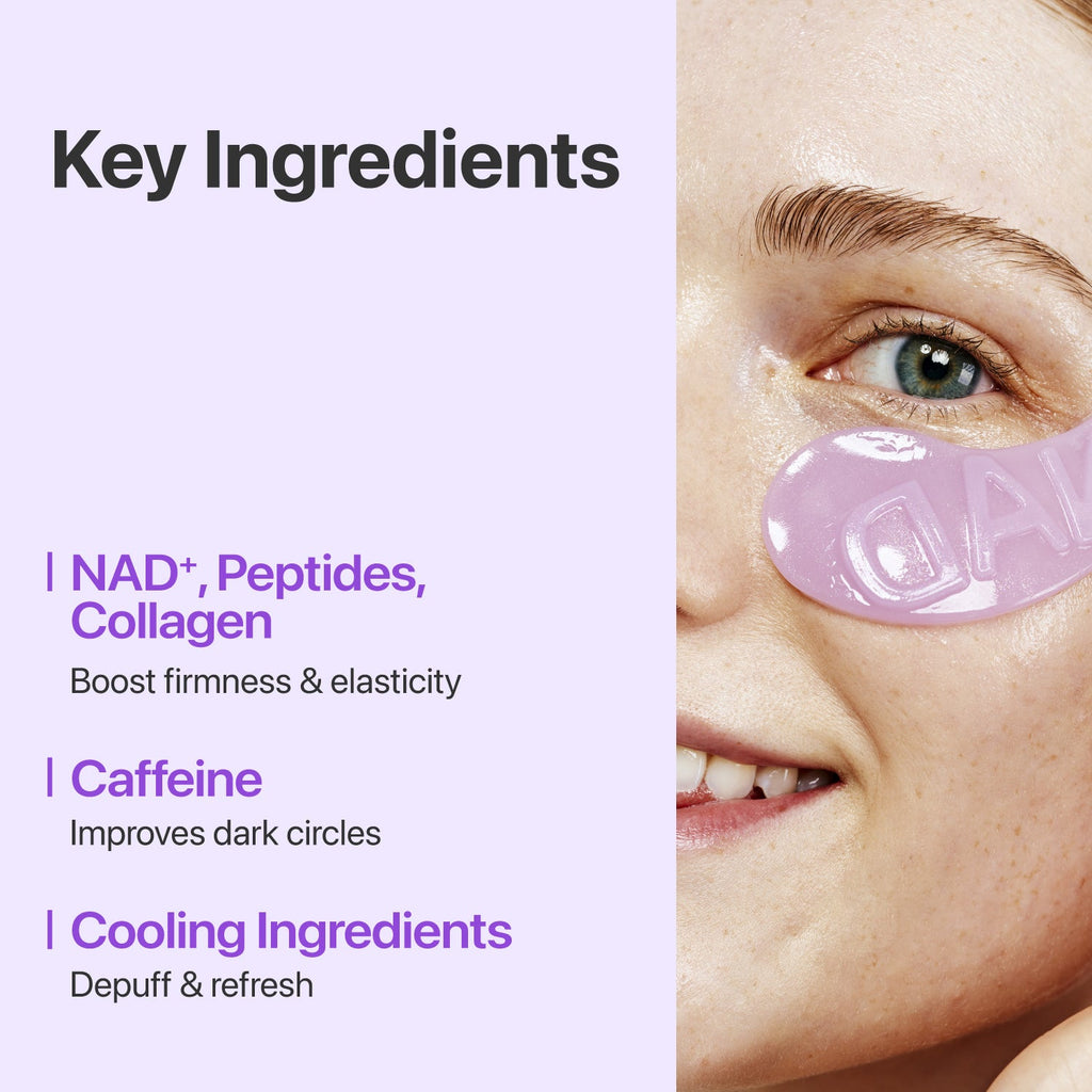 Numbuzin No.9 NAD Collagen Under Eye Patches - results