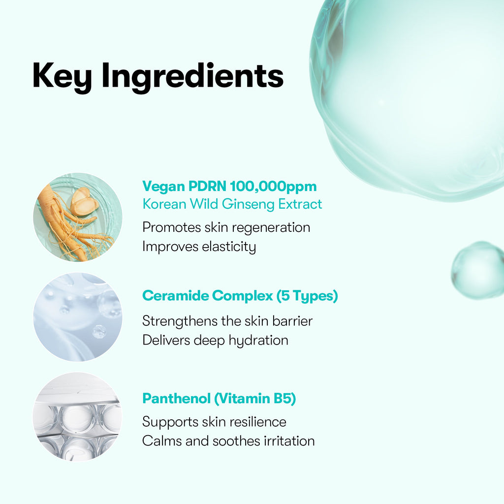 VT COSMETICS PDRN Essence 100 - key ingredients