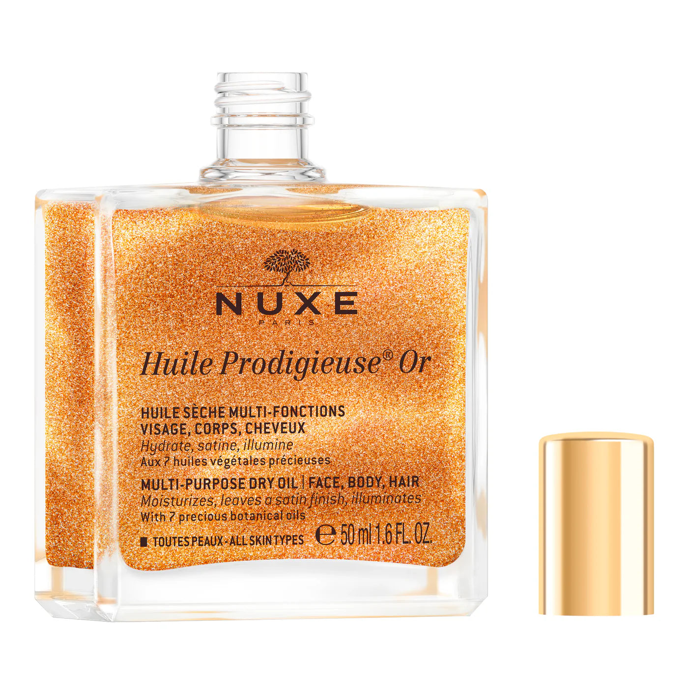 NUXE Huile Prodigieuse Or Golden Shimmer Dry Oil shade detail