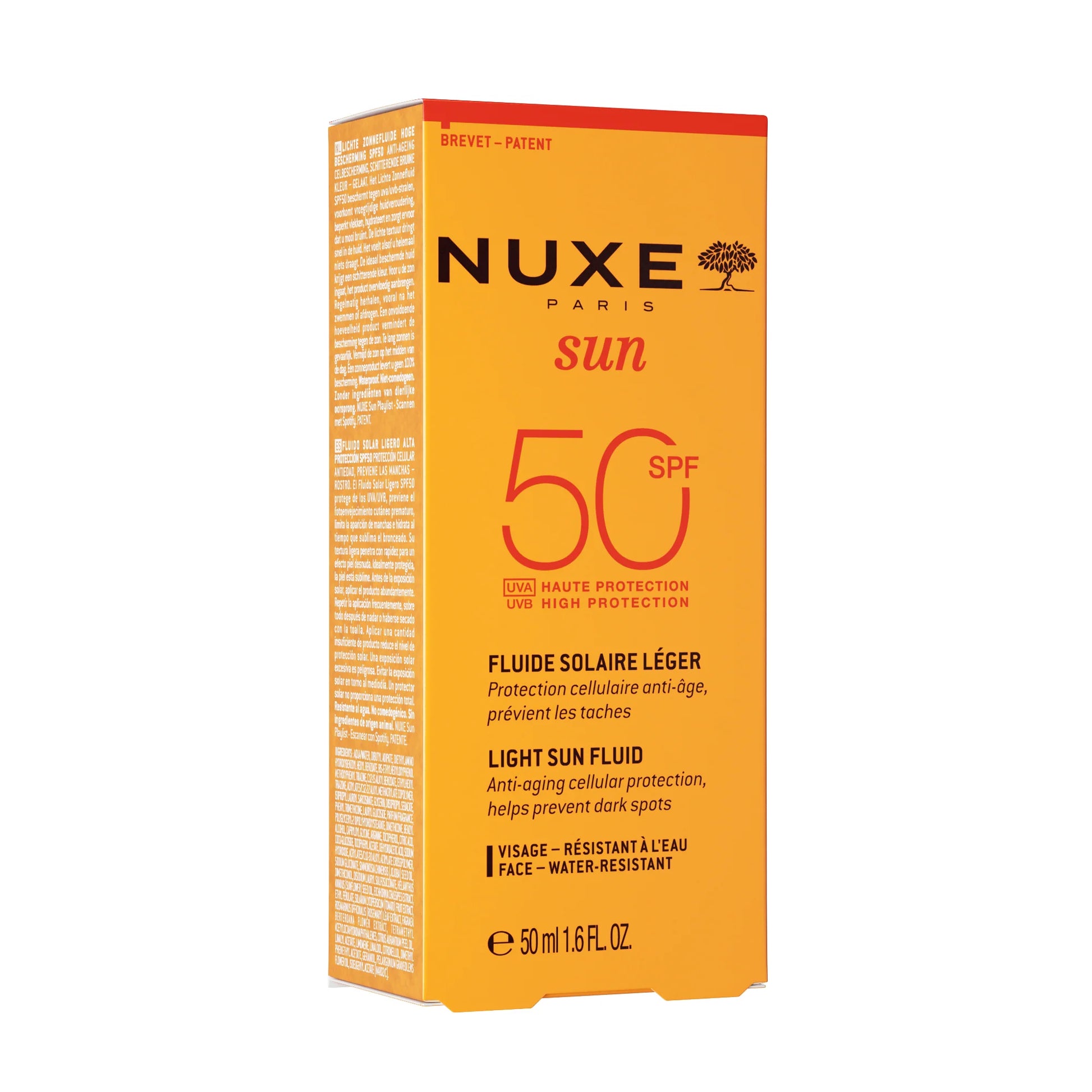 NUXE Sun Light Fluid High Protection SPF 50 shade detail