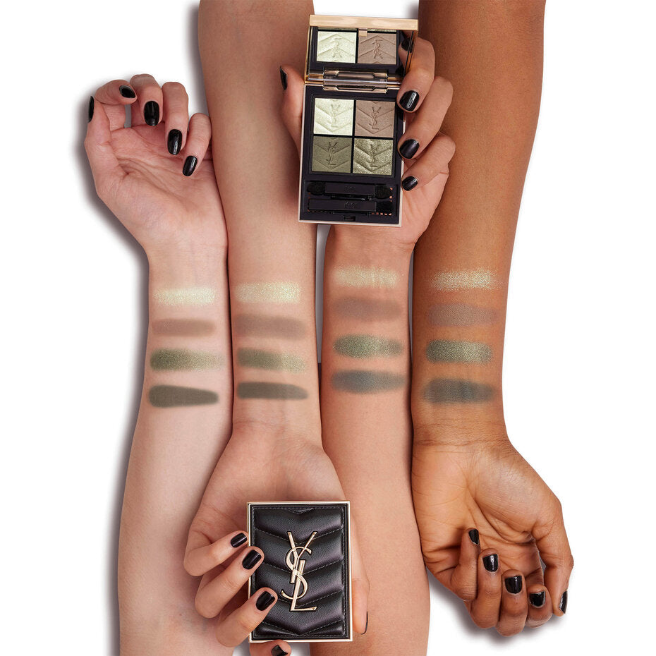 YSL Couture Mini Clutch Eyeshadow Palette 830 - Unexplored Garden shade detail
