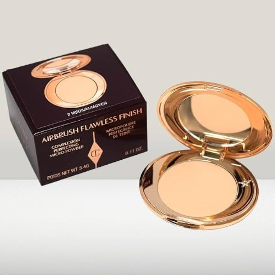Charlotte Tilbury Airbrush Flawless Finish Powder Travel Size 3.4g – 02 Medium