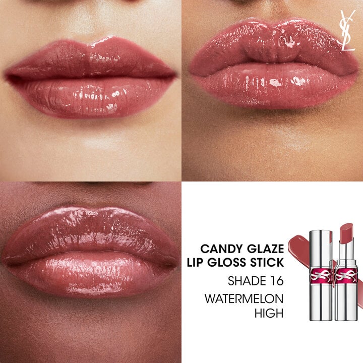 YSL Candy Glaze Lip Gloss Stick – 16 Watermelon High product image