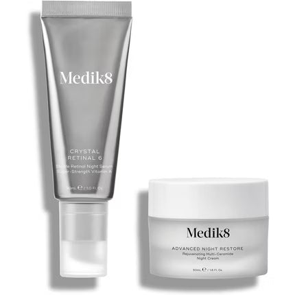 Medik8 The Night Shift Crystal Retinal 6 30ml and Advanced Night Restore 50ml product image