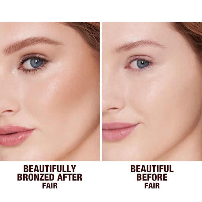 Charlotte Tilbury Beautiful Skin Sun-Kissed Glow Bronzer – Fair shade detail