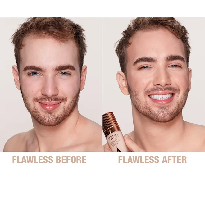 Charlotte Tilbury Airbrush Flawless Foundation – Shade 2 Neutral texture and color detail