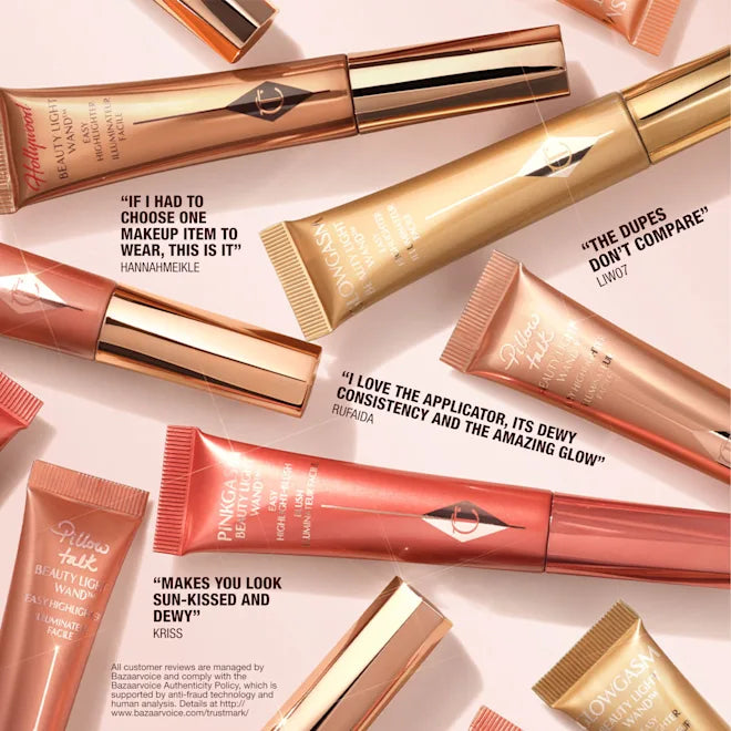Charlotte Tilbury Hollywood Beauty Light Wand — Spotlight texture and color detail