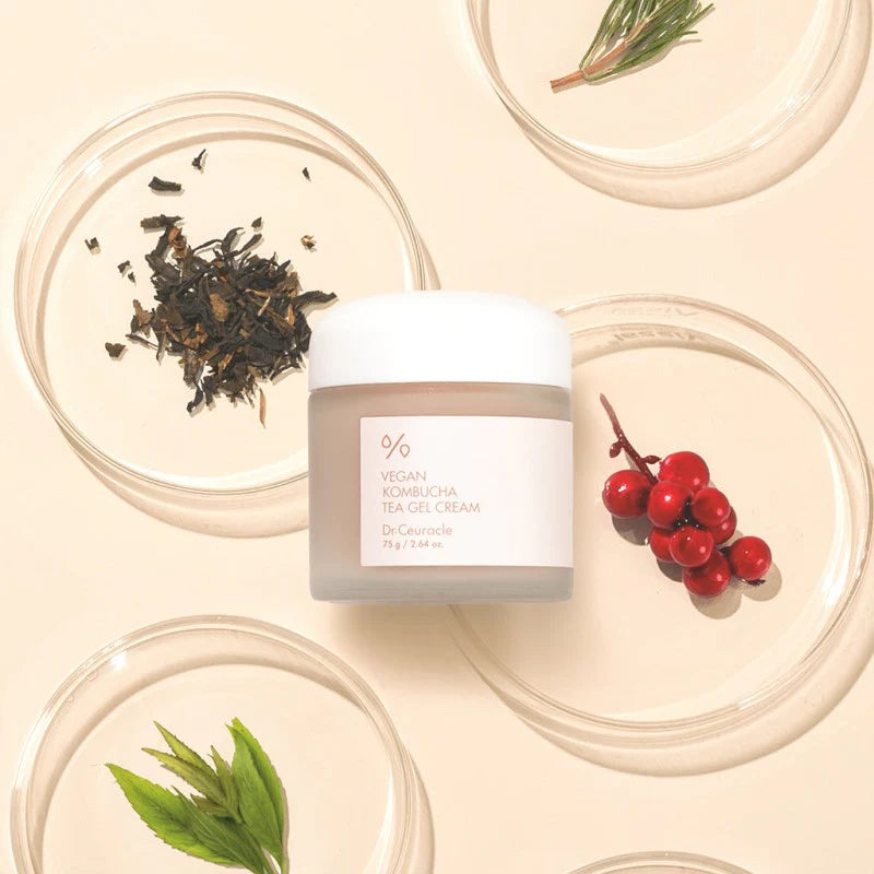 Dr. Ceuracle Vegan Kombucha Tea Gel Cream shade detail