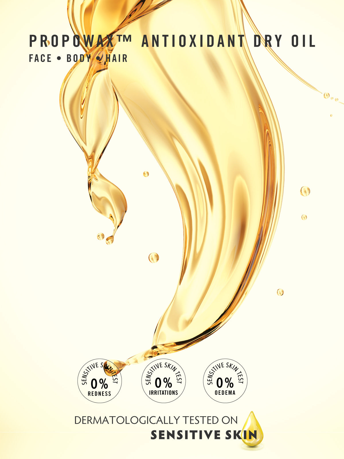 Apiceuticals PROPOWAX™ Antioxidant Dry Oil shade detail