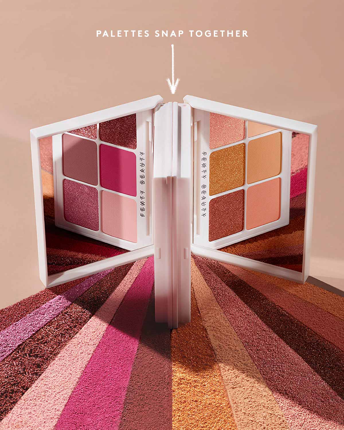 Fenty Beauty Snap Shadows Mix & Match Eyeshadow Palette – Deep Neutrals packaging view