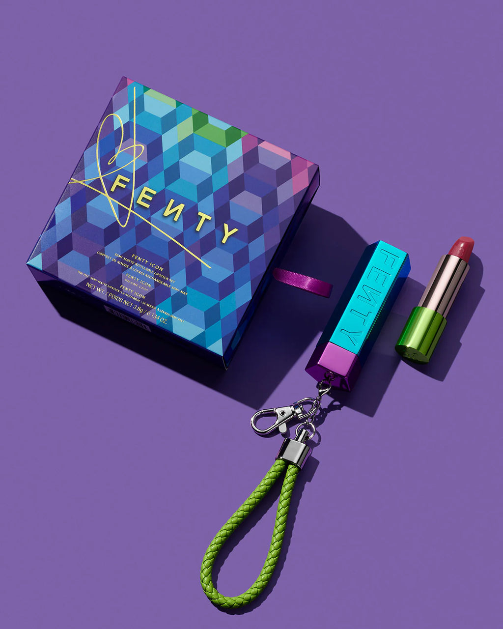Fenty Icon Semi-Matte Refillable Lipstick Set – Sorta Single shade detail