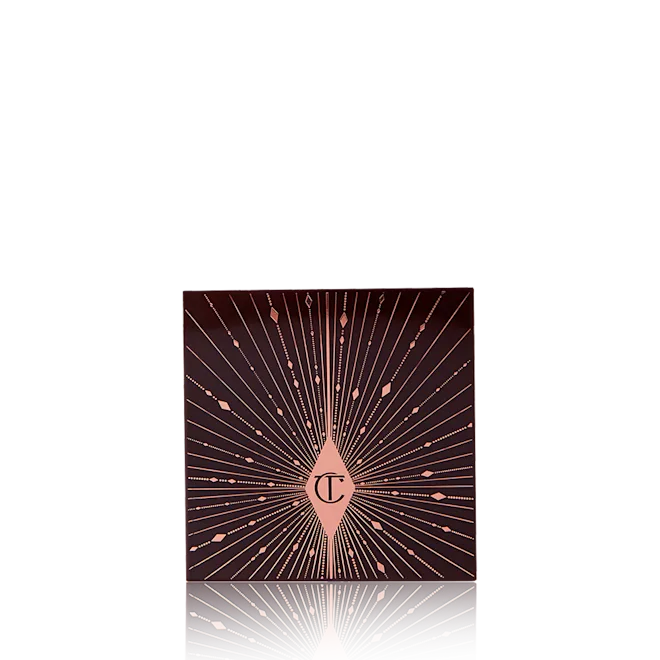 Charlotte Tilbury Fire Rose Eyeshadow Palette shade detail