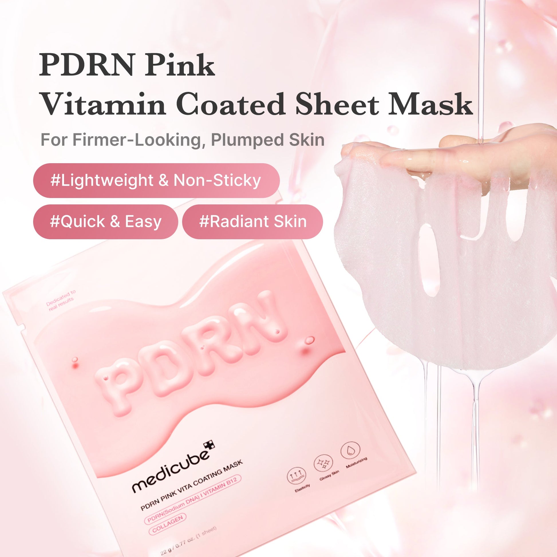 Medicube PDRN Pink Vita Coating Mask - key ingredients