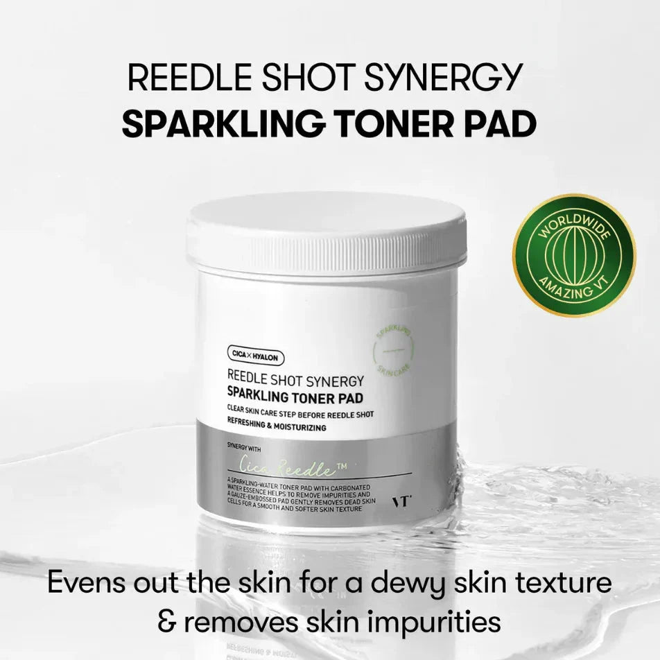 VT COSMETICS Reedle Shot Synergy Sparkling Toner Pad product image