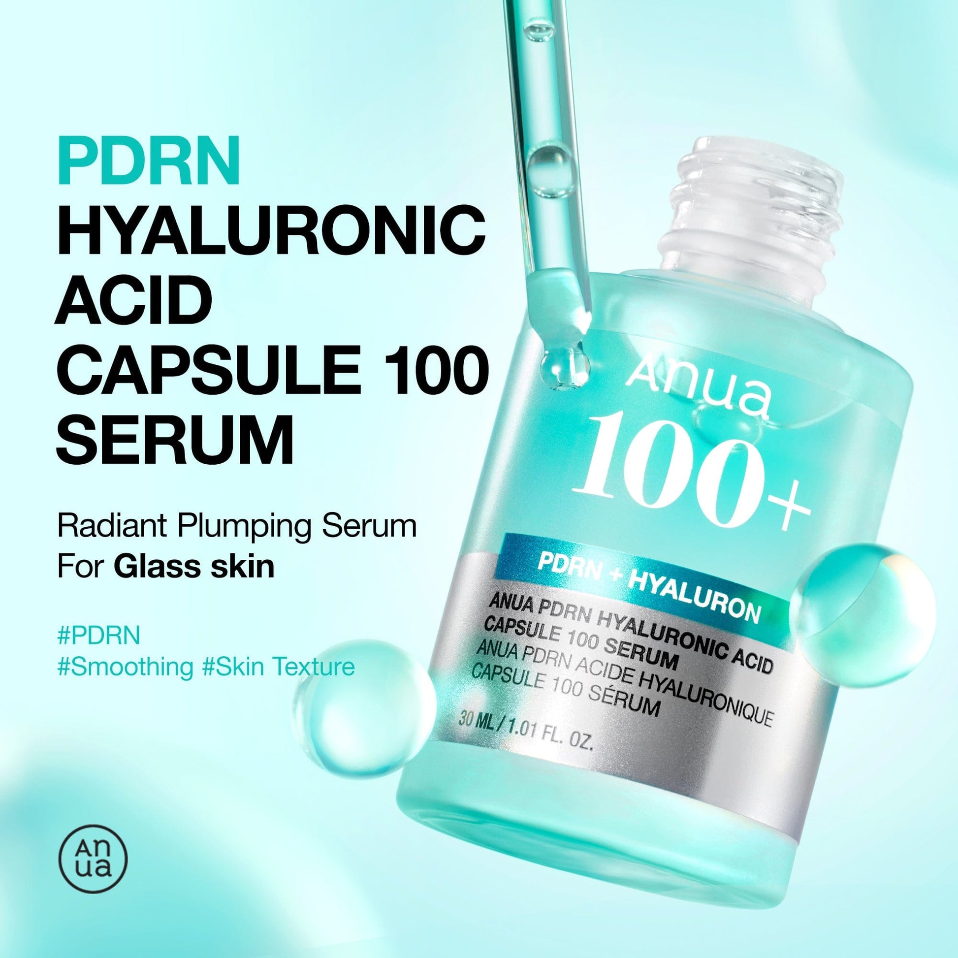 Anua PDRN Hyaluronic Acid Capsule 100 Serum - key ingredients