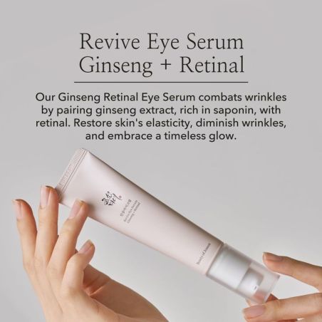 BEAUTY OF JOSEON REVIVE EYE SERUM: GINSENG + RETINAL 30 ML texture and color detail