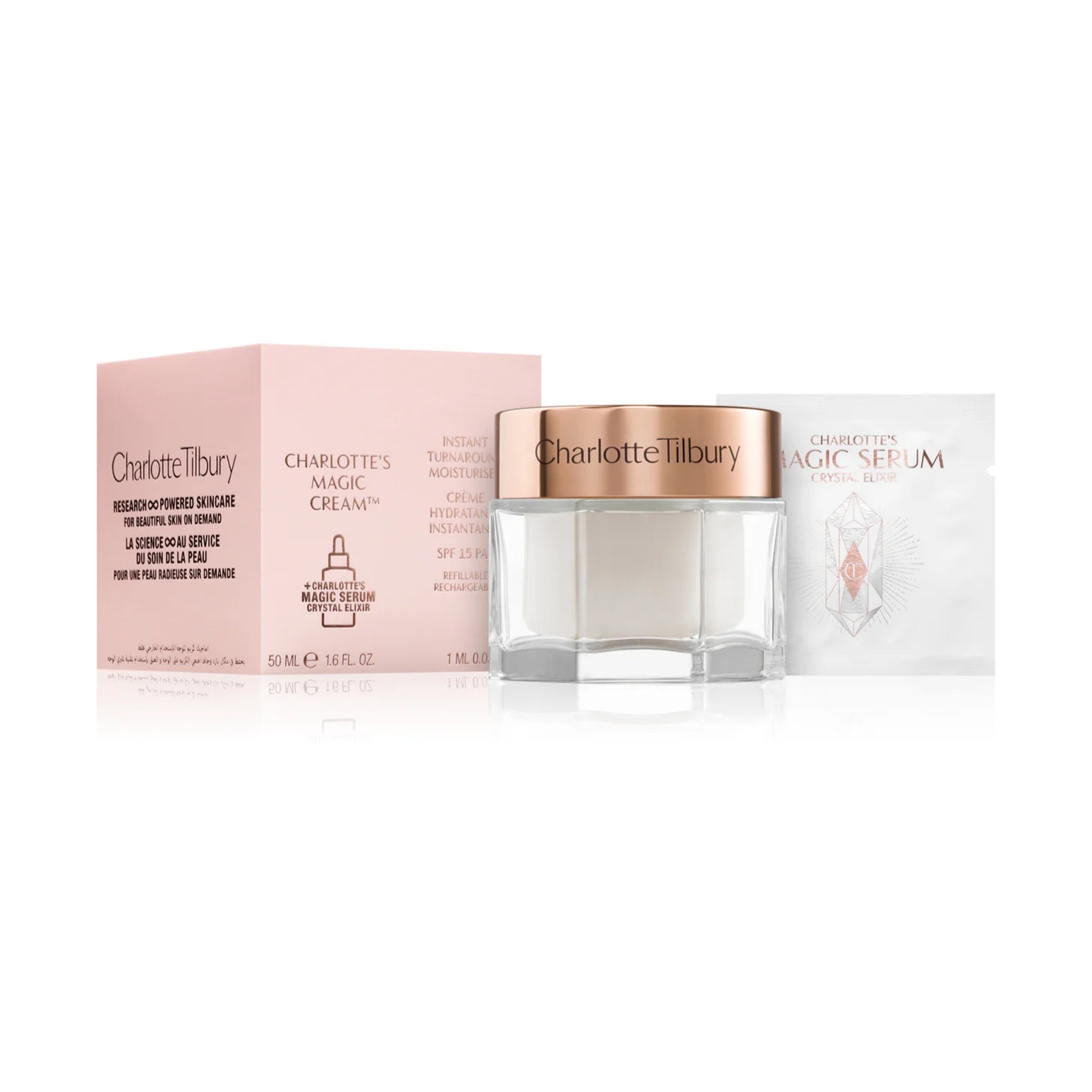 Charlotte Tilbury Charlotte’s Magic Cream 50 ml + Magic Serum Crystal Elixir 1 ml product image