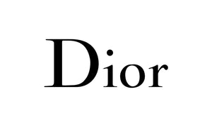 Dior logo in black on a white background