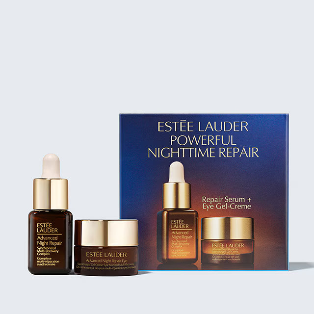 Estée Lauder Powerful Nighttime Repair Set – Mini Serum & Eye Gel-Crème product image