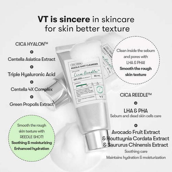 VT COSMETICS Reedle Shot Cleanser product image