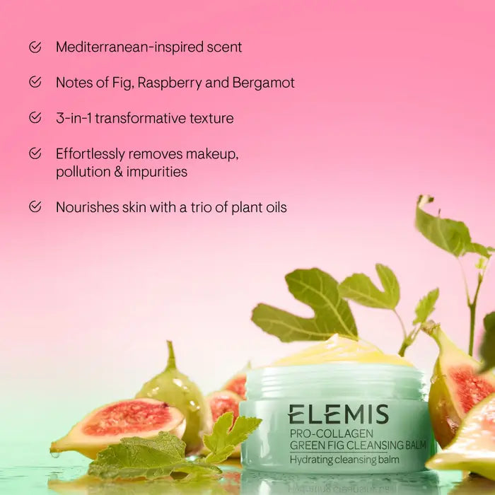 ELEMIS Pro-Collagen Green Fig Cleansing Balm 100g packaging view