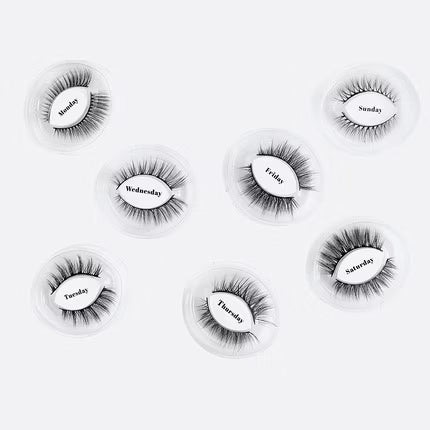 OH MY LASH Black Faux Mink False Strip Eyelashes – 7 Pairs packaging view