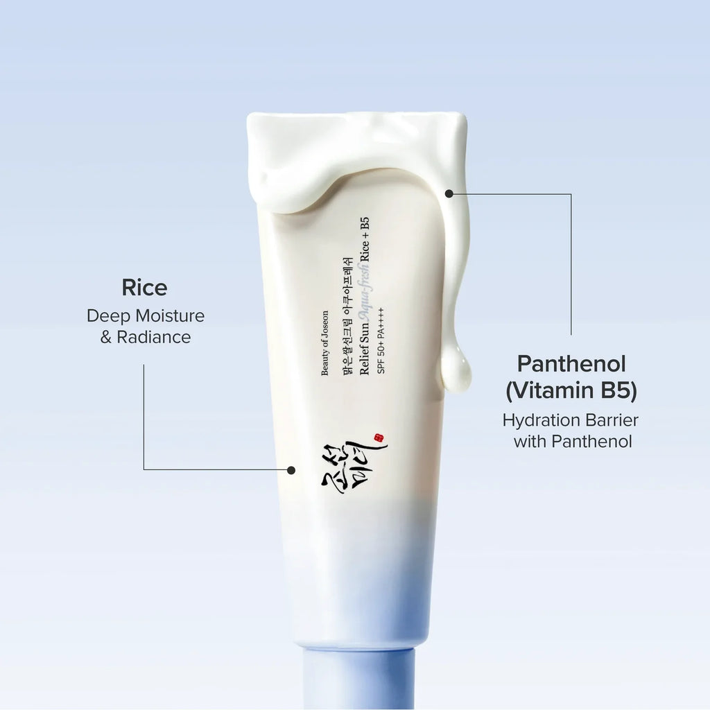Beauty of Joseon Relief Sun Aqua Fresh Rice+B5 SPF50+ PA++++ 50ml shade detail