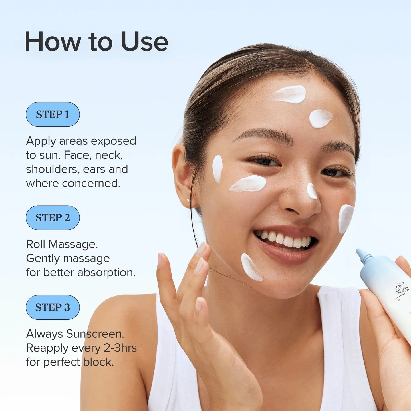Beauty of Joseon Relief Sun Aqua Fresh Rice+B5 SPF50+ PA++++ 50ml shade detail