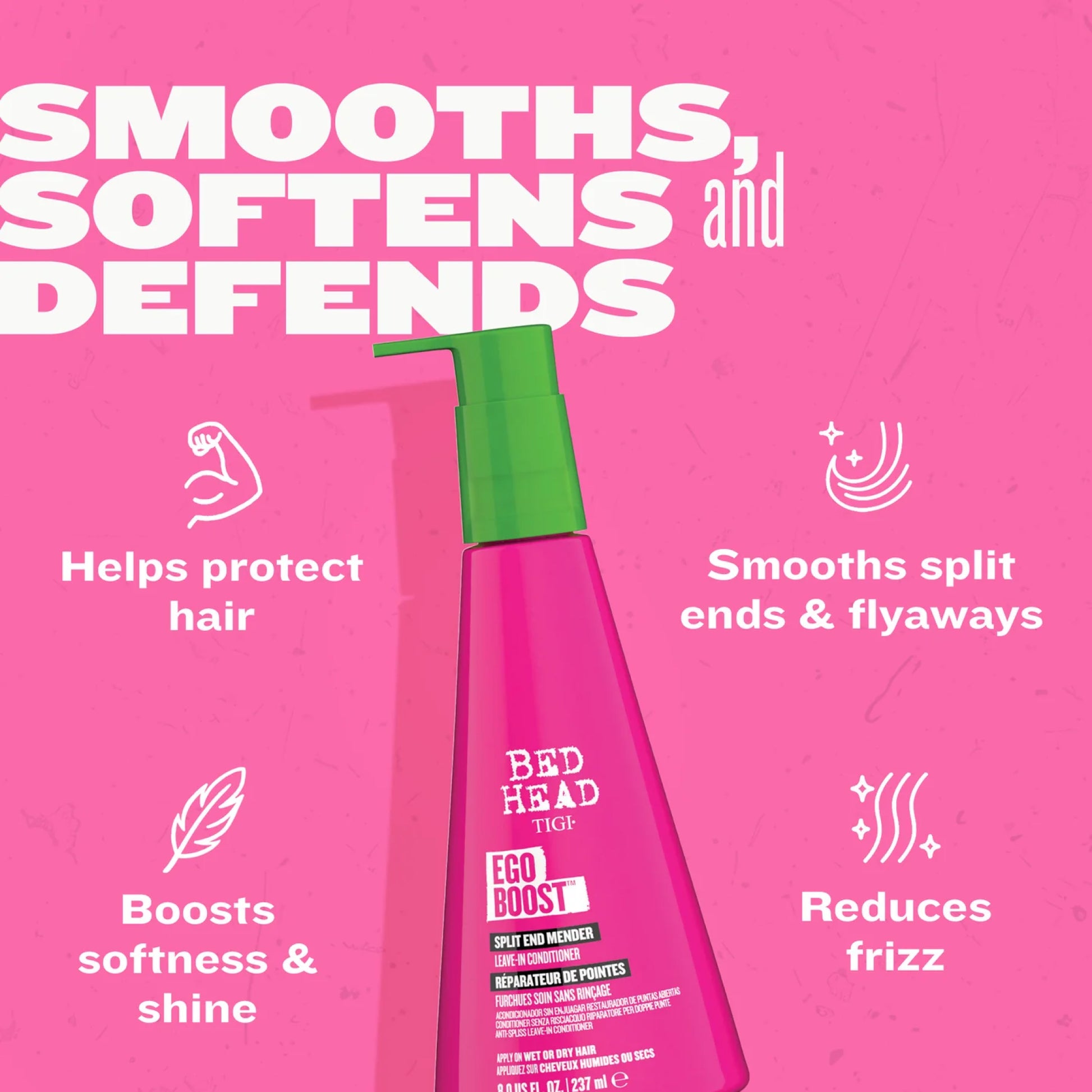 Bed Head by TIGI Ego Boost Leave-In Conditioner for Damaged Hair – 237 ml shade detail