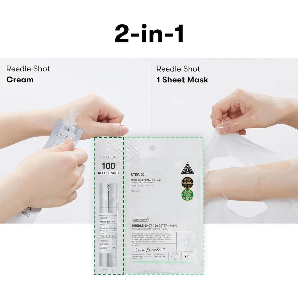 VT COSMETICS Mild Reedle Shot 300 2-Step Mask product image