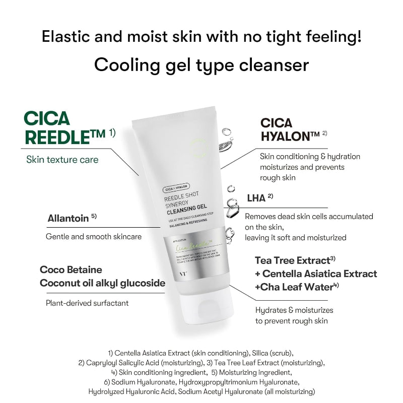 VT COSMETICS Reedle Shot Cleanser packaging view